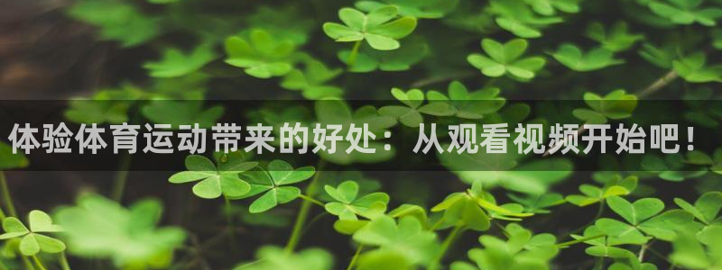 vsport体育在线官网：体验体育运动带来的好处：从观看视频开始吧！