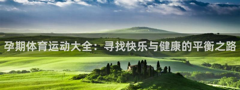 vsport体育在线官网：孕期体育运动大全：寻找快乐与健康的平衡之路