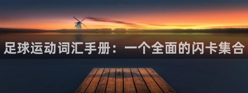 vsport体育在线官网：足球运动词汇手册：一个全面的闪卡集合